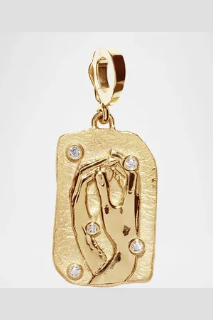 Azlee 18K Collide Relic Coin Pendant