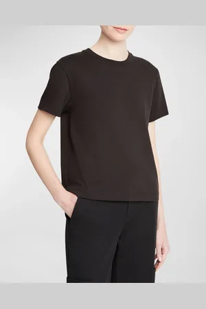Vince Short-Sleeve Pima Cotton Crewneck T-Shirt