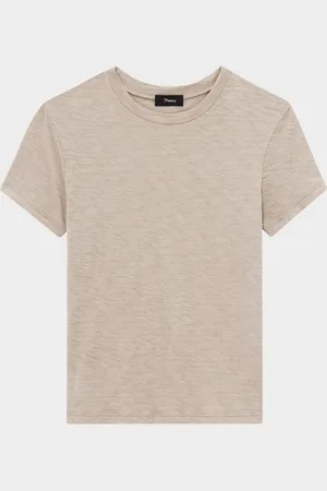 THEORY Tiny Tee 2 Nebulous Organic Cotton Top