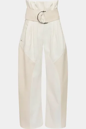 J.W.Anderson Belted Paperbag-Waist Wide-Leg Jeans