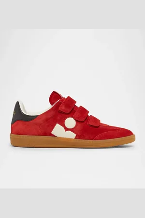 Isabel Marant Beth Bicolor Mixed Leather Sneakers