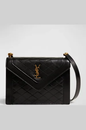 Saint Laurent Gaby Mini Flap YSL Shoulder Bag in Quilted Smooth Leather
