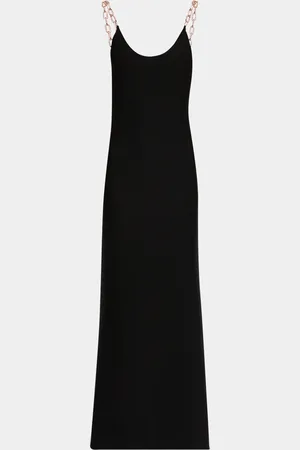 GABRIELA HEARST Adeona Long Chain-Strap Dress