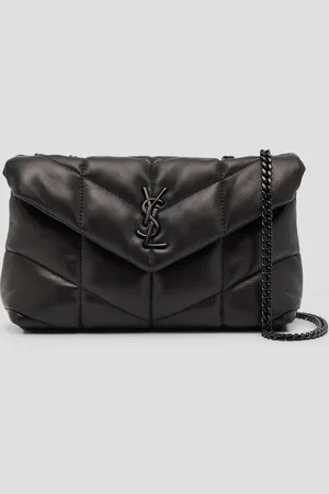 Saint Laurent Lou Puffer Toy YSL Shoulder Bag in Quilted Leather