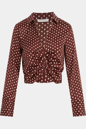 Favorite Daughter The Ruby Polka-Dot Blouse