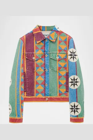 Loewe Anagram Geo Printed Denim Jacket
