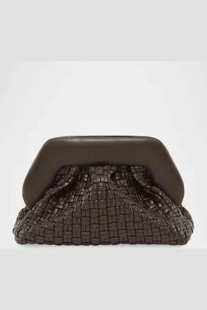 THEMOIRÈ Tia Micro Woven Vegan Fabric Clutch Bag