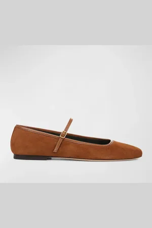 VERONICA BEARD Ellie Suede Mary Jane Ballerina Flats