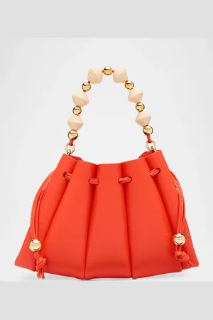 THEMOIRÈ Dafne Beaded Vegan Fabric Top-Handle Bag