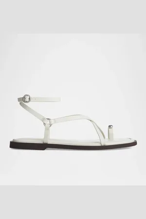 RAG&BONE Leather Geo Strappy Toe-Ring Sandals