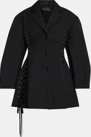 Simone Rocha Puff-Sleeve Sculpted Corset Jacket