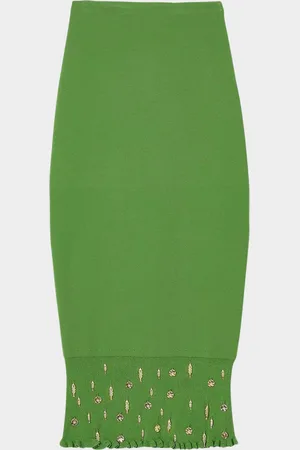 Sandro Sautille Fish Charm Midi Skirt