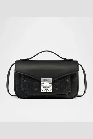 MCM Tracy Medium Visetos Crossbody Bag