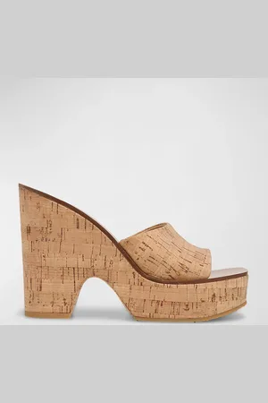 VERONICA BEARD Paulita Cork Platform Slide Sandals