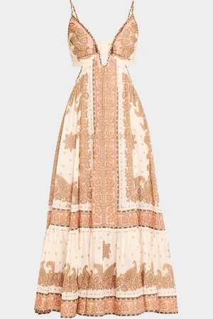 ZIMMERMANN Maxine Plunge Maxi Dress