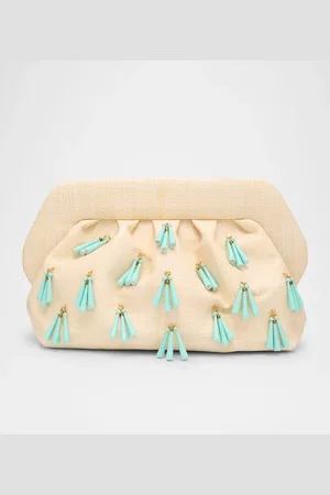THEMOIRÈ Emera Fringe Vegan Fabric Clutch Bag