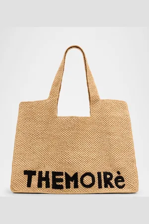 THEMOIRÈ Morea Raffia Vegan Fabric Shoulder Bag