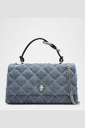 Marc Jacobs Dual Quilted Denim Shoulder Bag
