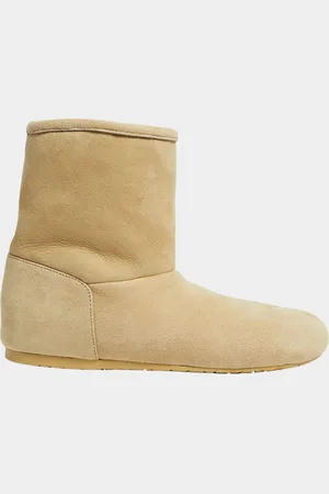 Loewe Lago Suede Shearling Cozy Boots