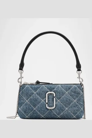 Marc Jacobs Snapshot Quilted Denim Shoulder Bag