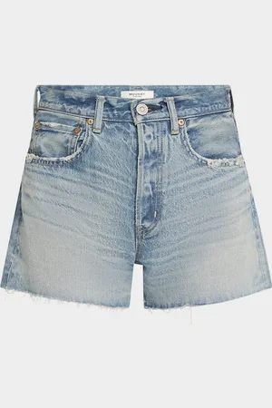 Moussy Bayville Cut-Off Denim Shorts