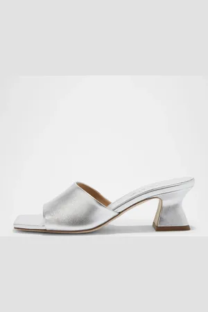 Aeyde Ale Metallic Mule Sandals