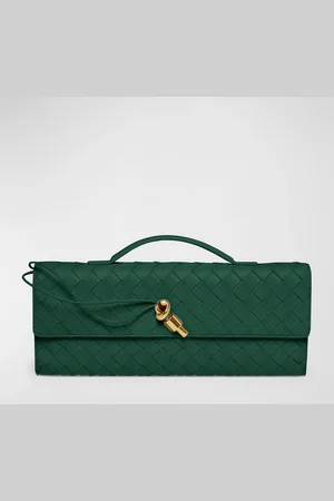 Bottega Veneta Long Andiamo Clutch Bag with Handle