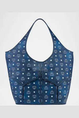 MCM Aren XL Visetos Monogram Shopper Tote Bag