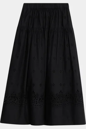 A.L.C. Jay Eyelet Midi Skirt
