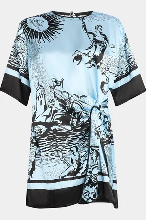 SIR Dreamwood Short-Sleeve Mini Dress