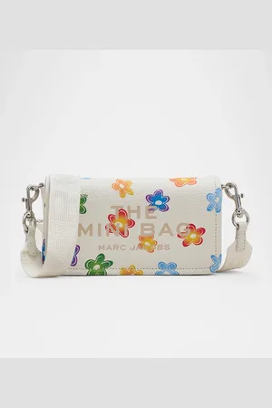 Marc Jacobs Wild Daisy-Print Leather Crossbody Bag
