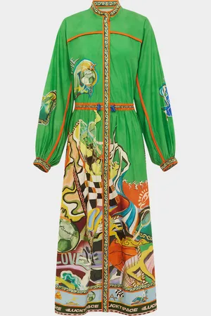 ALÉMAIS Lucky Pace Midi Shirtdress