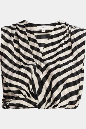A.L.C. Brooklyn Check Crop Top