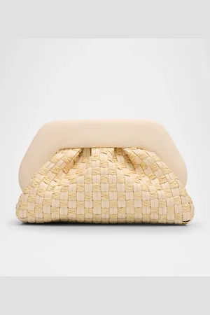 THEMOIRÈ Tia Woven Vegan Fabric Clutch Bag