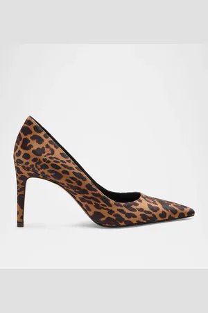 Stuart Weitzman Stuart Power 85 Leopard-Print Pumps