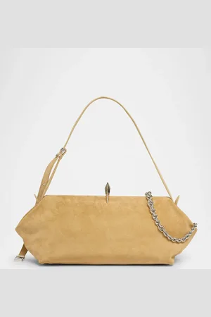BENEDETTA BRUZZICHES Sophia Suede Shoulder Bag