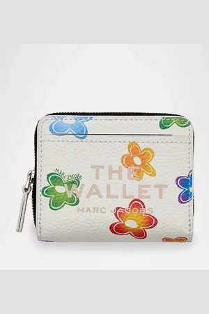 Marc Jacobs Wild Daisy-Print Leather Wallet