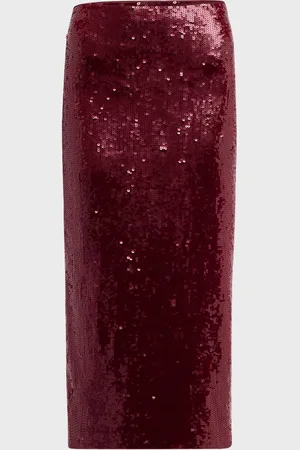 VERONICA BEARD Koa Sequined Midi Skirt