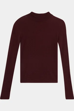 Frame Mesh Lace Turtleneck