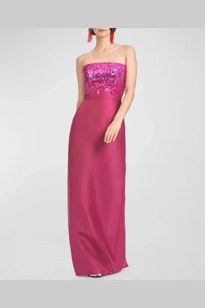 Sachin & Babi Phaedra Strapless Sequin Column Gown