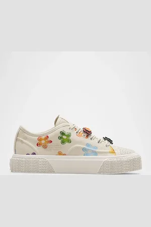 Marc Jacobs The Floral Canvas Low-Top Sneakers
