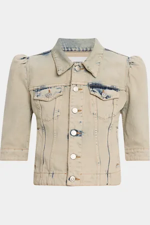 COPERNI Slim Fit Cropped Denim Jacket