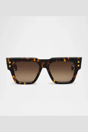 Balmain B-Army Acetate Square Sunglasses