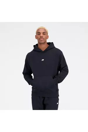 New Balance Men's NYC Marathon Essentials Stacked Logo French Terry Hoodie - Gray - Hoodies