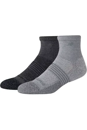 New Balance Unisex Pro Training Quarter Socks 2 Pack - Print / Pattern / Misc (Size L)