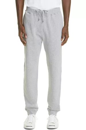 Sunspel French Terry Jogger Sweatpants in Grey Melange at Nordstrom