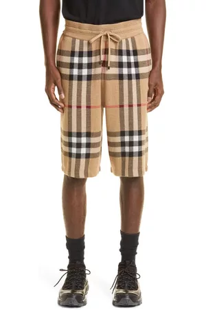 Burberry Men's Weaver Silk & Wool Knit Shorts in Soft Fawn at Nordstrom