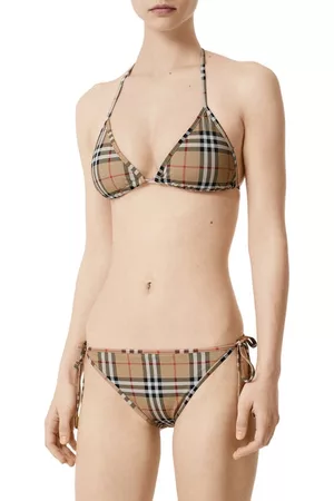 Burberry Cobb Vintage Check Two-Piece Swimsuit in Archive Ip Chk at Nordstrom
