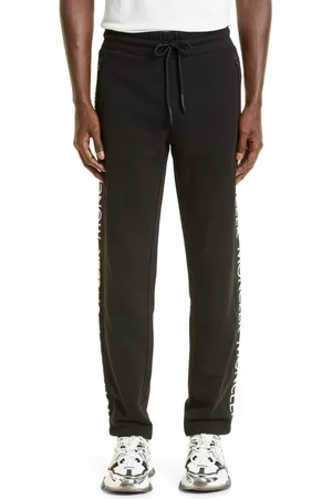 Moncler Logo Tape Cotton Sweatpants in at Nordstrom