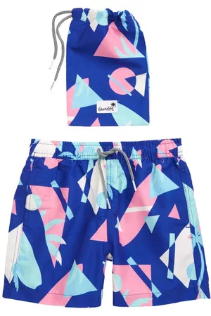 BOARDIES Kids Swim Shorts - Kids' Overlay Blue Swim Trunks at Nordstrom